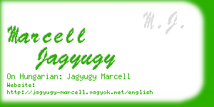 marcell jagyugy business card